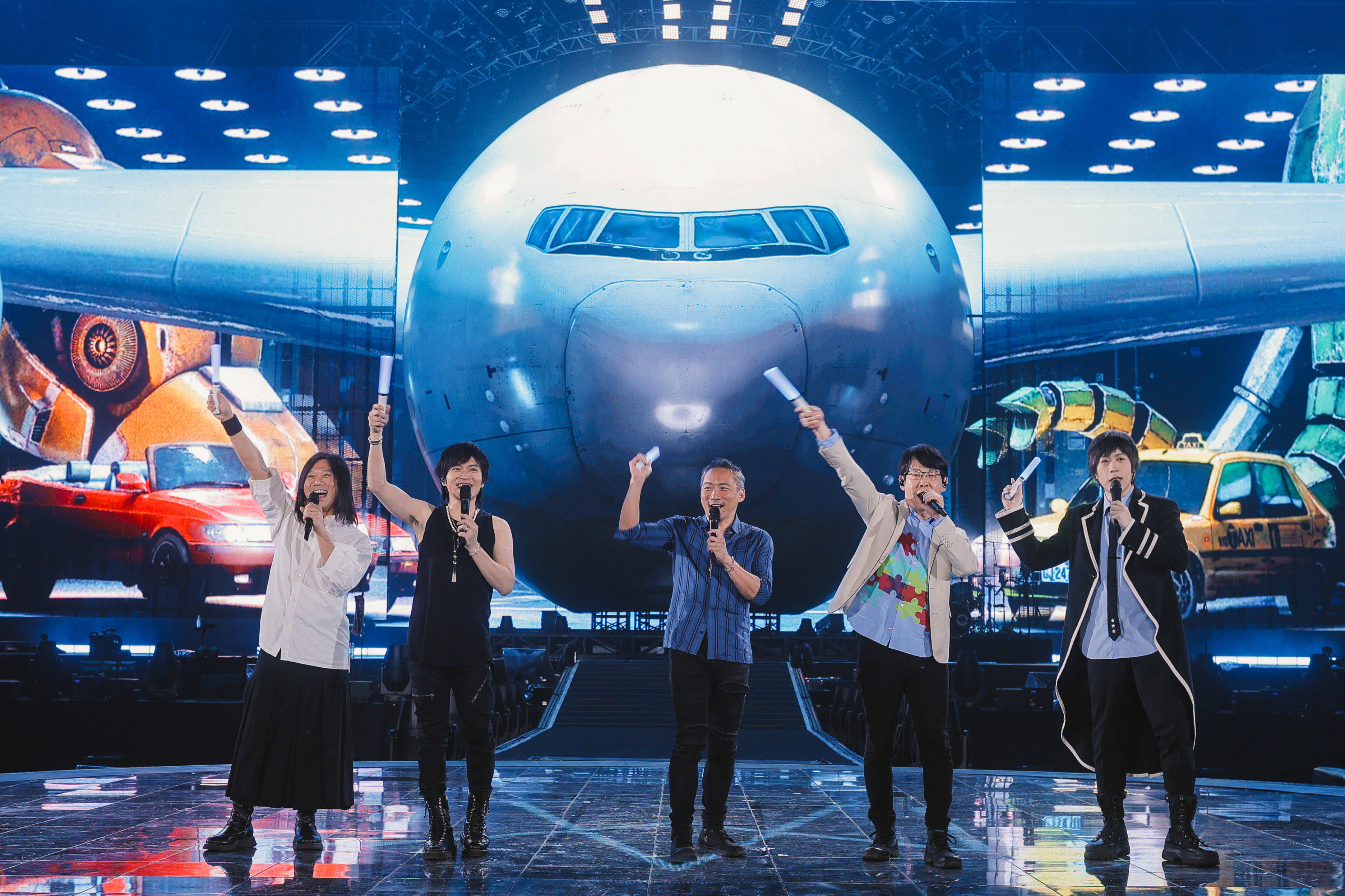 五月天哈尔滨开唱 1500台无人机惊艳星空