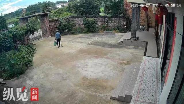 监控拍下老人离世前后让人泪目，外孙发声：说走就走了，一句话都没有留