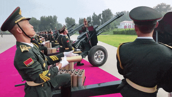 纪念大会即将开始！受阅部队已在长安街列阵，准备就绪