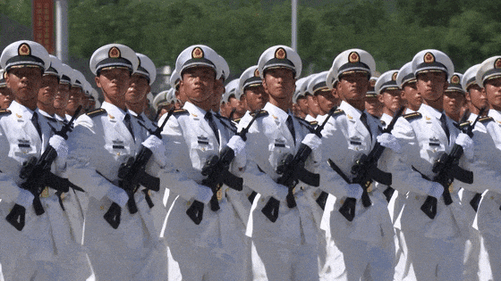 纪念大会即将开始！受阅部队已在长安街列阵，准备就绪