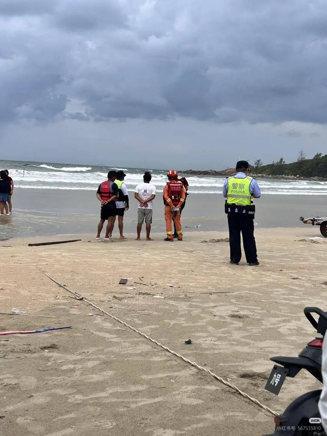 年轻男子在惠州一海滩游泳时失踪,当地回应